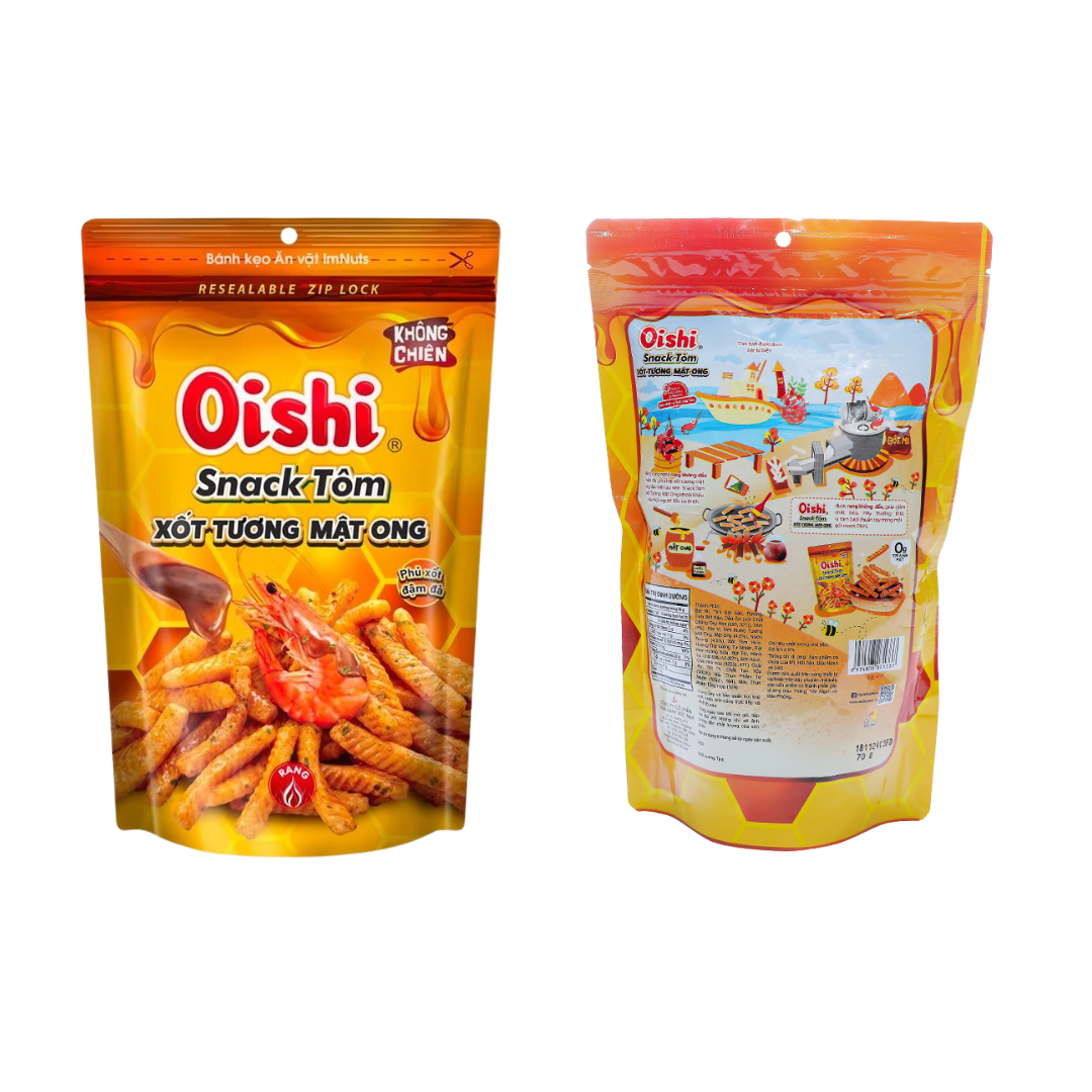 Oishi Snack Tôm Sốt Tương Mật Ong