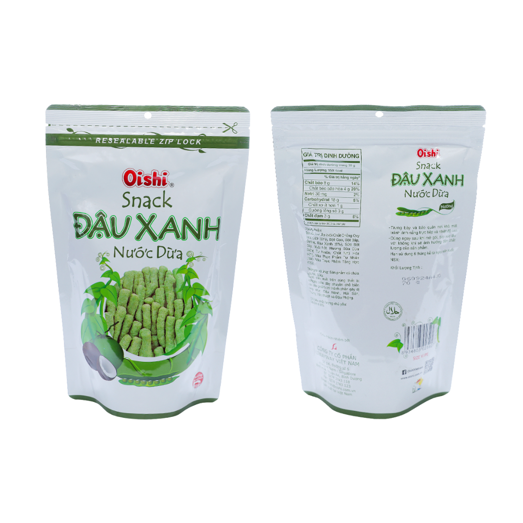 Oishi Đậu Xanh Nước Dừa