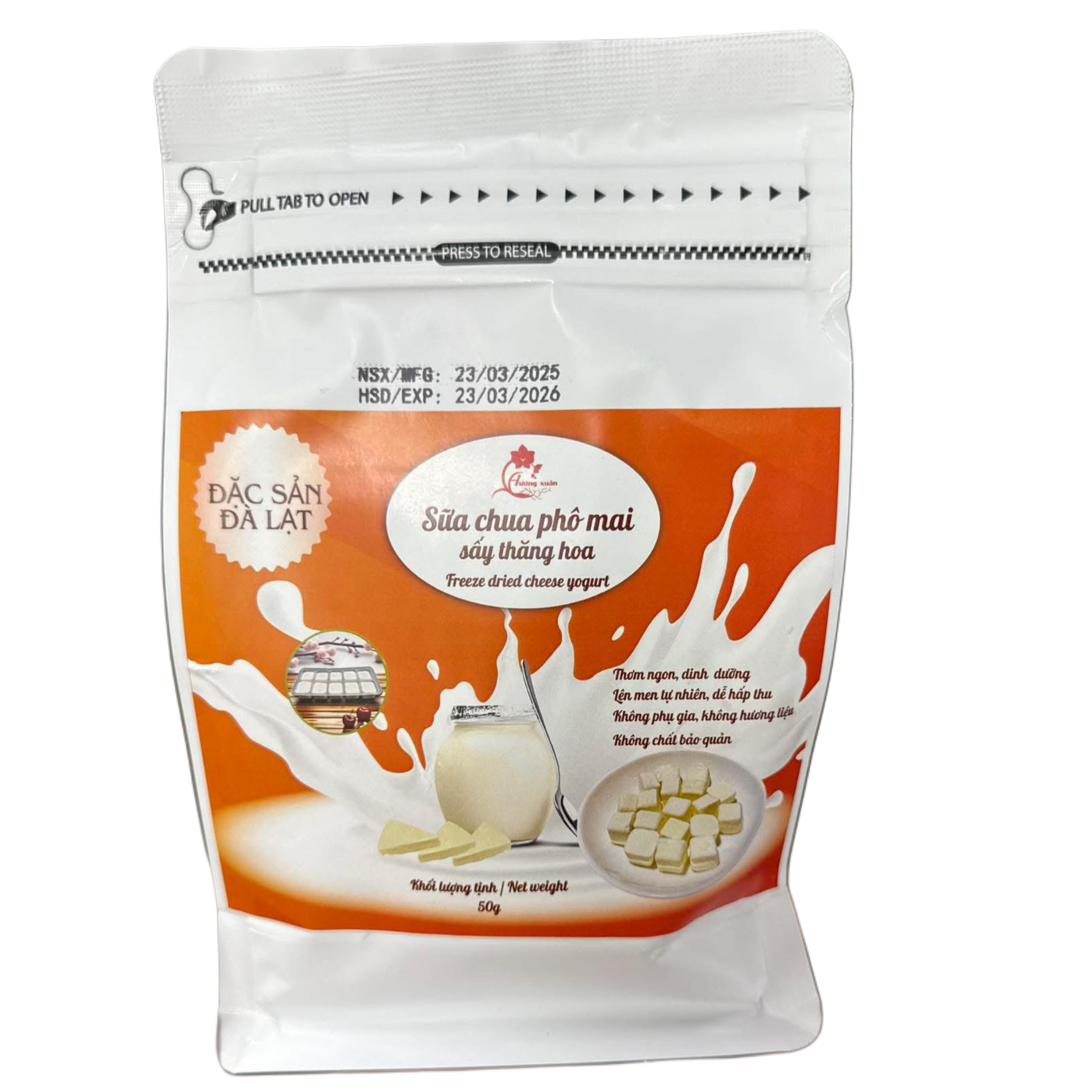 Sữa Chua Sấy Thăng Hoa Hương Xuân Đà Lạt 50g