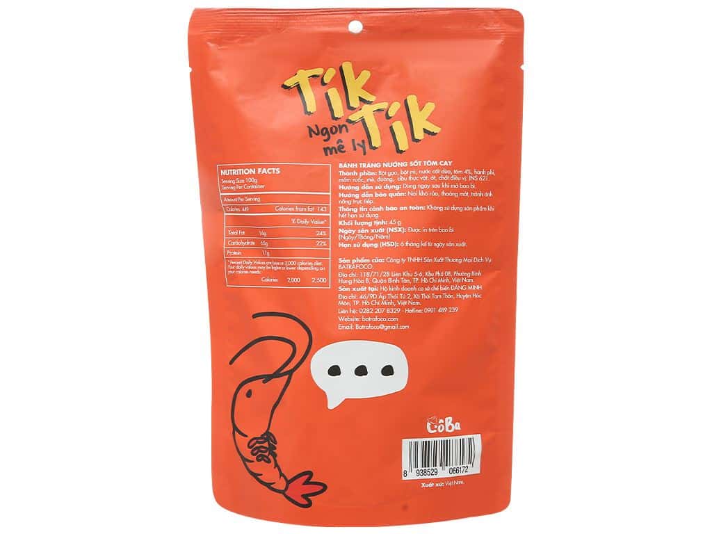 Bánh Tráng Nướng Sốt Tôm Cay Cô Ba