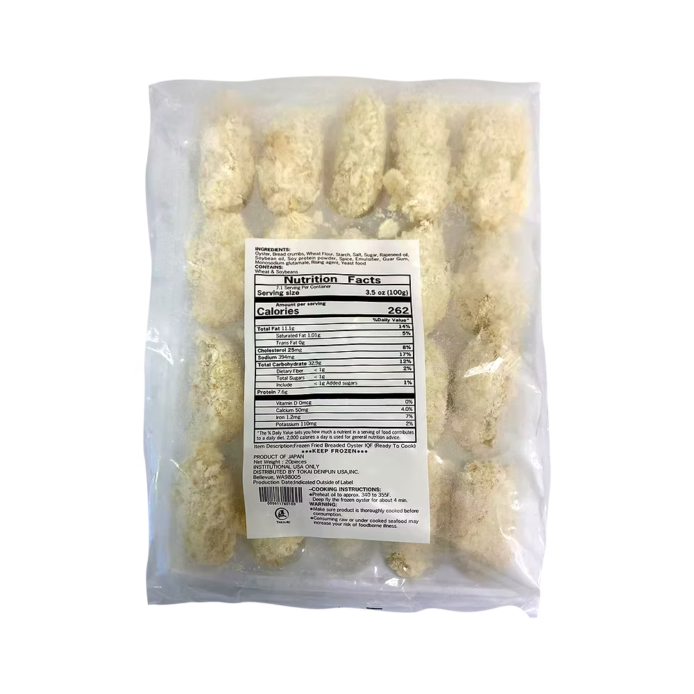 Hàu Tẩm Bột Chiên Giòn Tokai Denpun 3.5 oz
