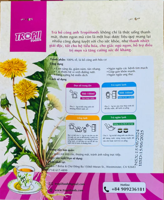 Trà Bồ Công Anh 100g