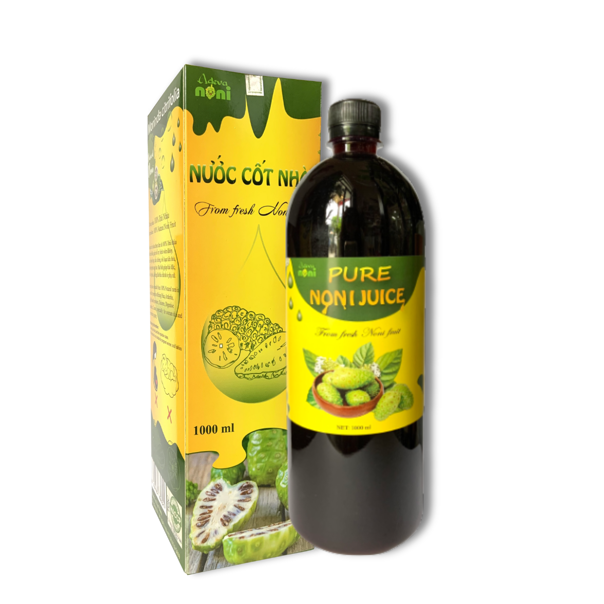 Nước Cốt Trái Nhàu Nguyên Chất Adeva Noni 1 Lít