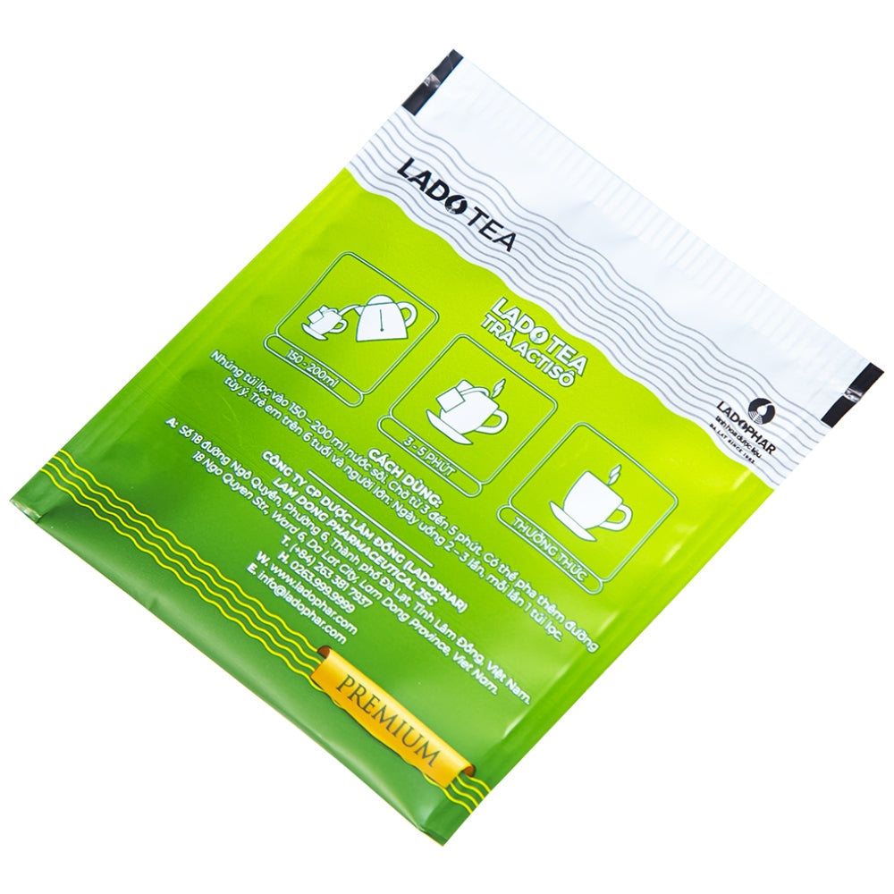 Trà Actiso Lado Tea 100 Túi Lọc