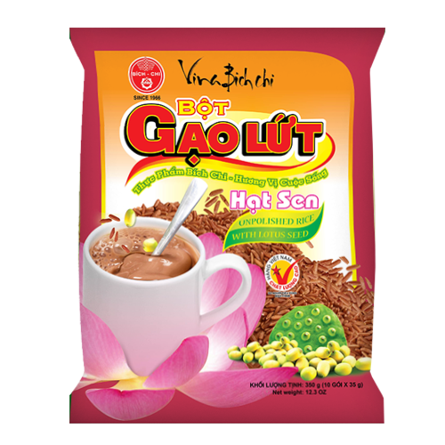 Bột Gạo Lứt Hạt Sen Có Đường 350g