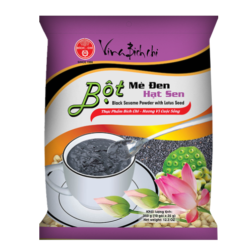 Bột Mè Đen Hạt Sen Có Đường 350g
