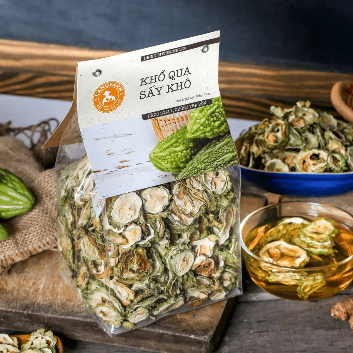 Khổ Qua Sấy Khô Langfarm 225g
