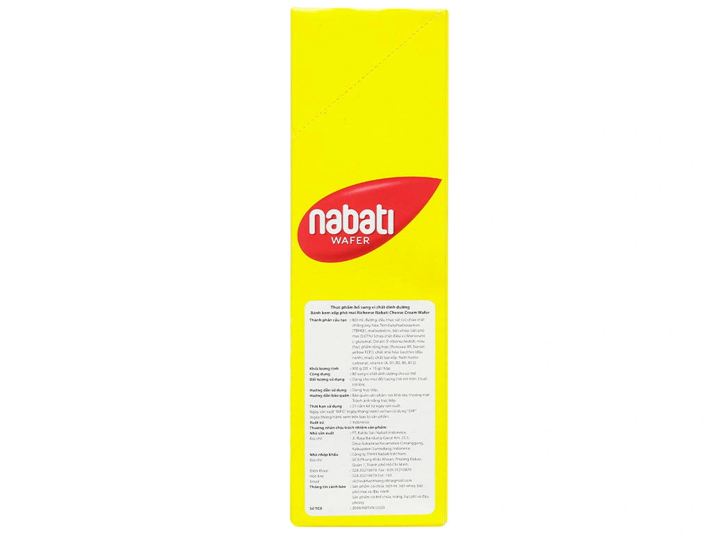 Bánh Xốp Nabati Phô Mai Hộp 300g | Nabati Cheese Wafer