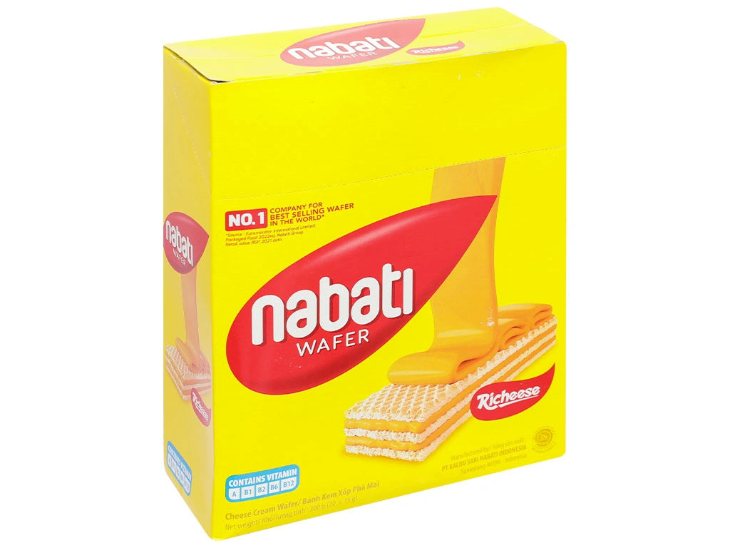 Bánh Xốp Nabati Phô Mai Hộp 300g | Nabati Cheese Wafer