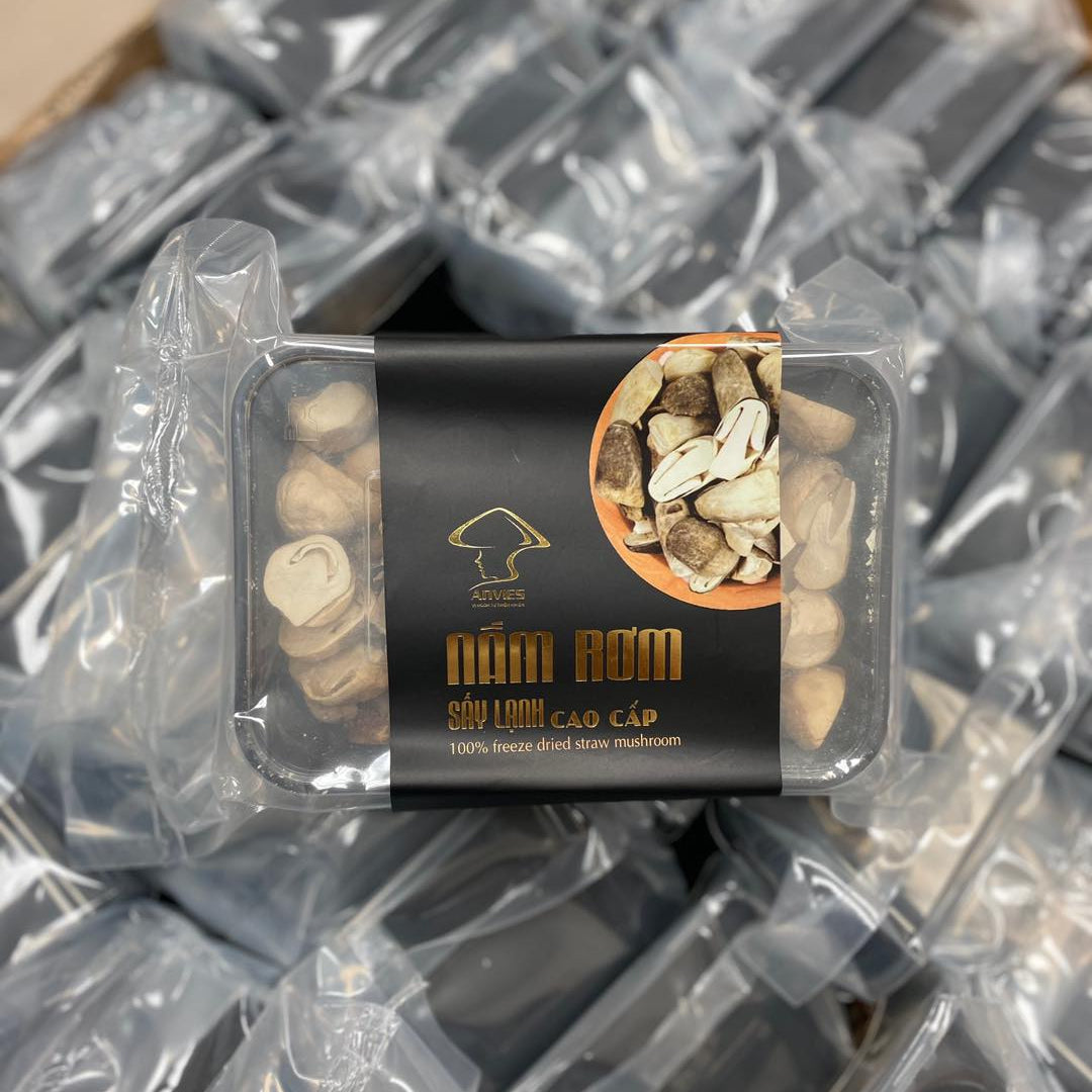 Nấm Rơm Sấy Lạnh Anvies 50g