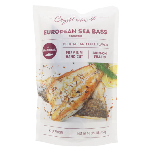 Cá Sea Bass, Bronzini, European 16 oz
