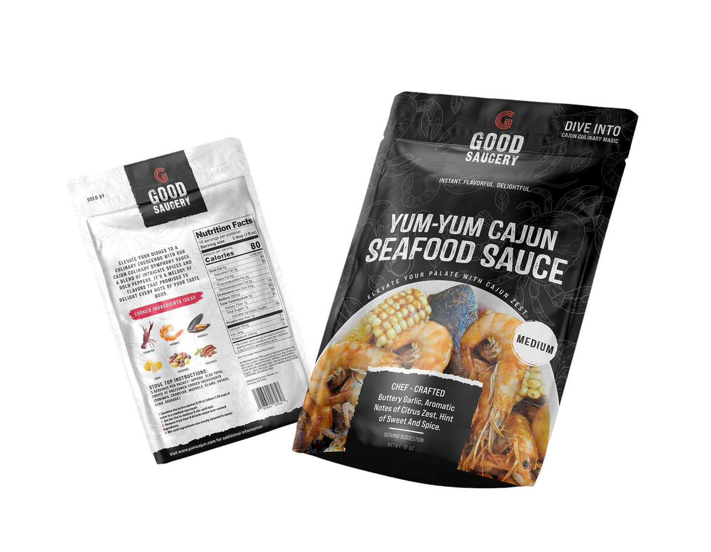 Yum-Yum Cajun Seafood Sauce 18 oz