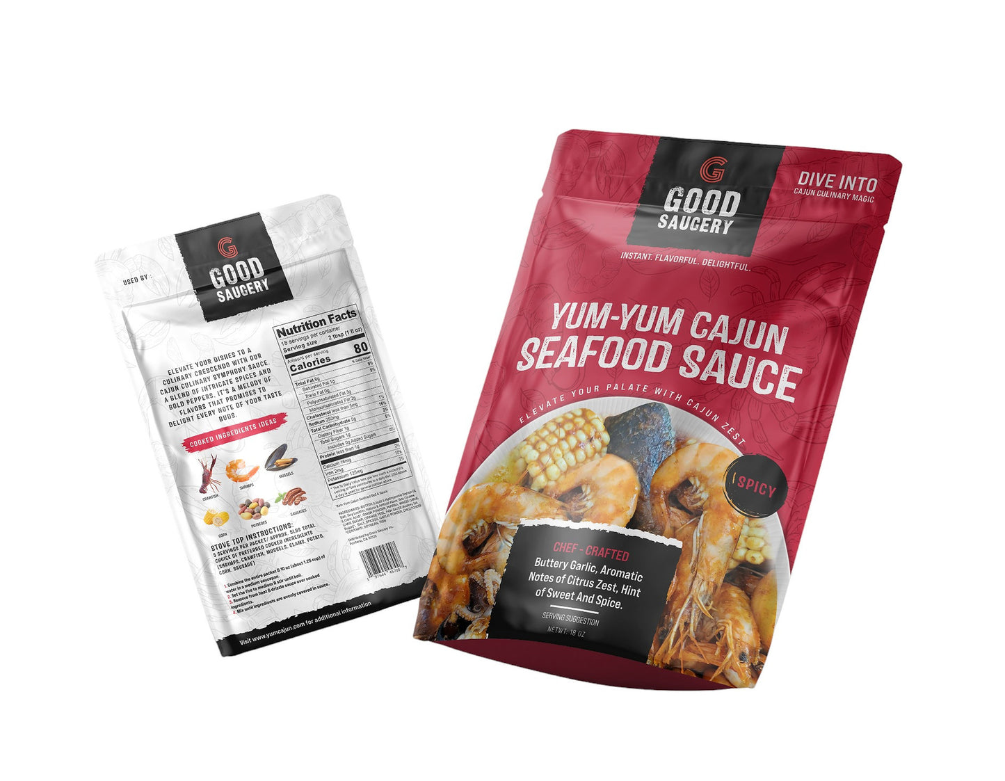 Yum-Yum Cajun Seafood Sauce 18 oz